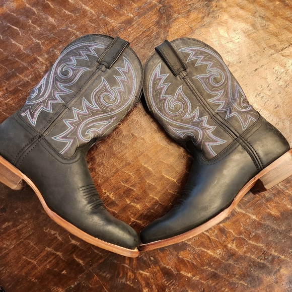 Durango Arena Pro Western Boot Raven Black Mens Size 13M DDB0256 - Picture 12 of 13